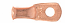 8 AWG  1/4" Stud Copper Lug