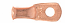 8 AWG 1/2" Stud Copper Lug